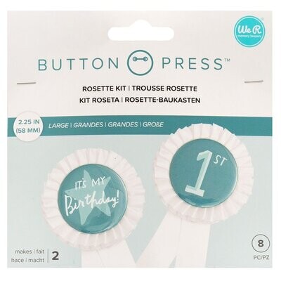 We R Memory Keepers • Button press rozetten set wit