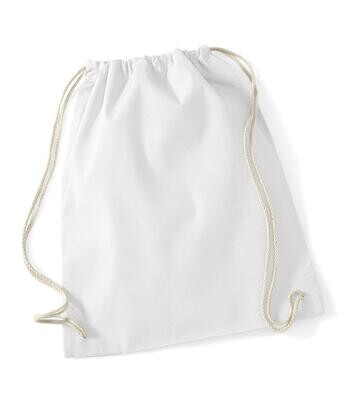 Cotton Gymsac - White