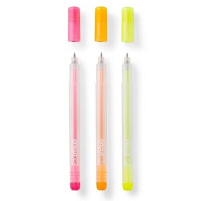 Cricut • Joy Glitter Gel pens 3-pack (Pink, Orange, Yellow)
