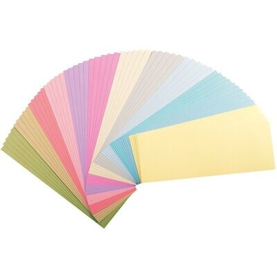 Florence • Cardstock 216g Glad 11,4x30,5cm Pastel 60 vellen