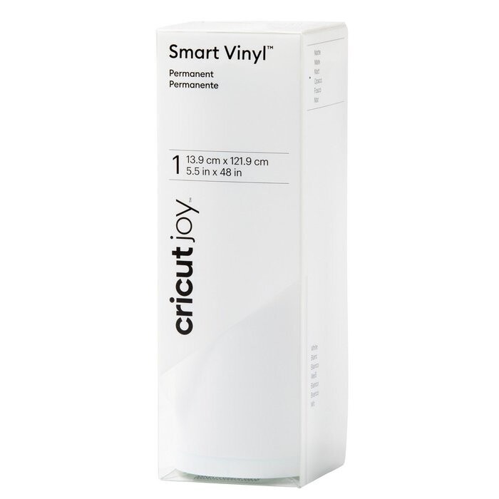 Cricut • Smart Vinyl Permanent Joy 14x122cm 1 sheet (Mat White)