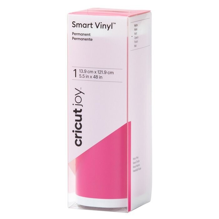 Cricut • Smart Vinyl Permanent Joy 14x122cm 1 sheet (Mat Party Pink)