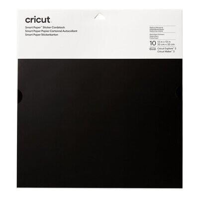 Cricut • Smart sticker cardstock Zwart