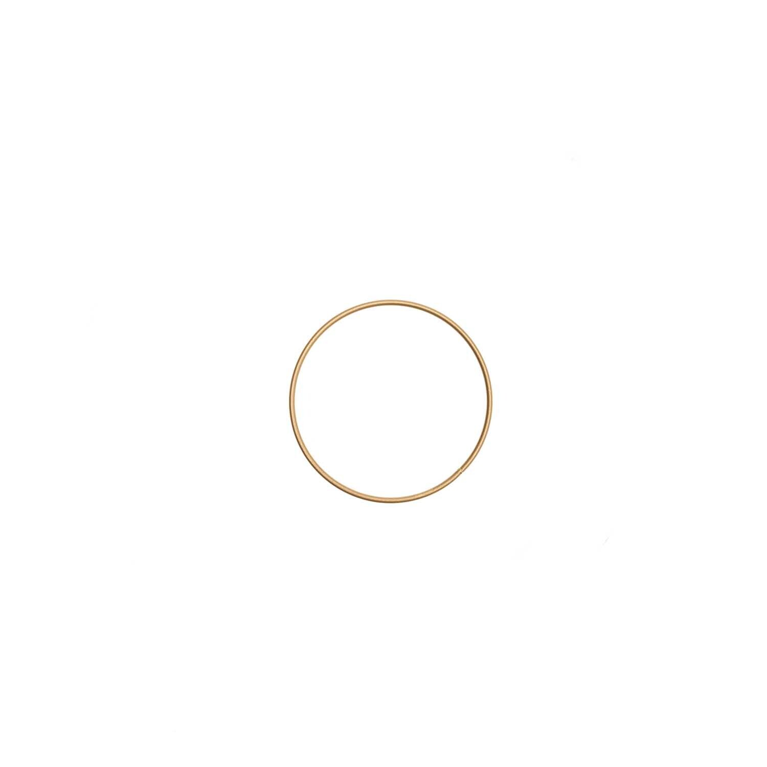 Metal Ring, Gold, 10 CM