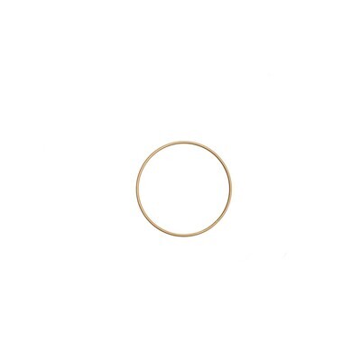 Metal Ring, Gold, 10 CM