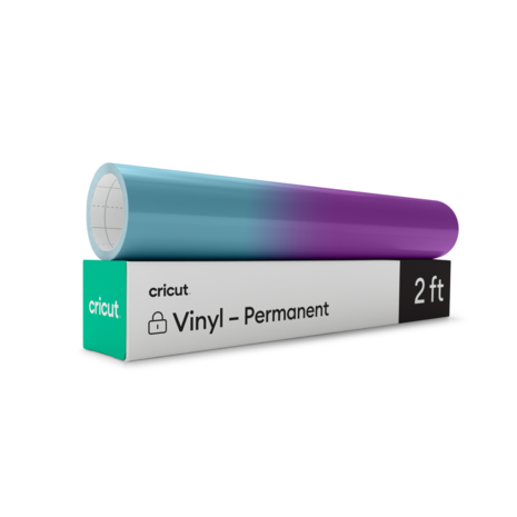 Color-Changing Vinyl Permanent Cold-Activated Turquoise - Purple (1 sheet)