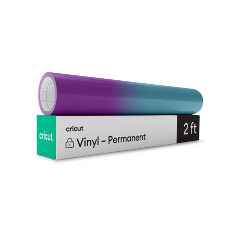 Color-Changing Vinyl Permanent Heat-Activated Purple - Turquoise (1 sheet
