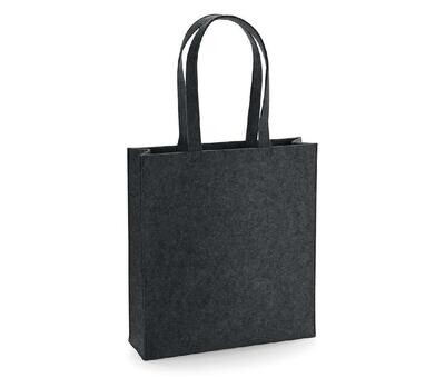 Felt shopper - Charcoal Melange