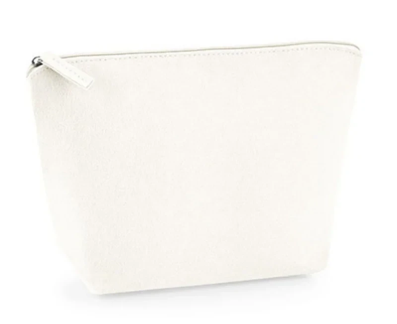 Felt Accessory Bag - Soft White - Medium