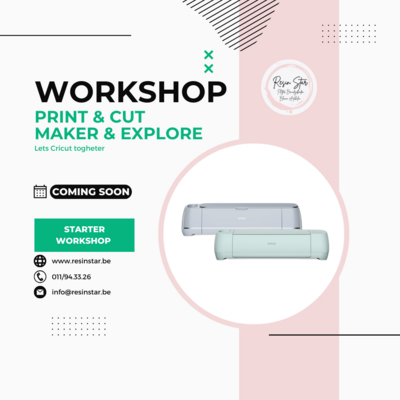 Workshop -  Print & Cut - Maker & Explore