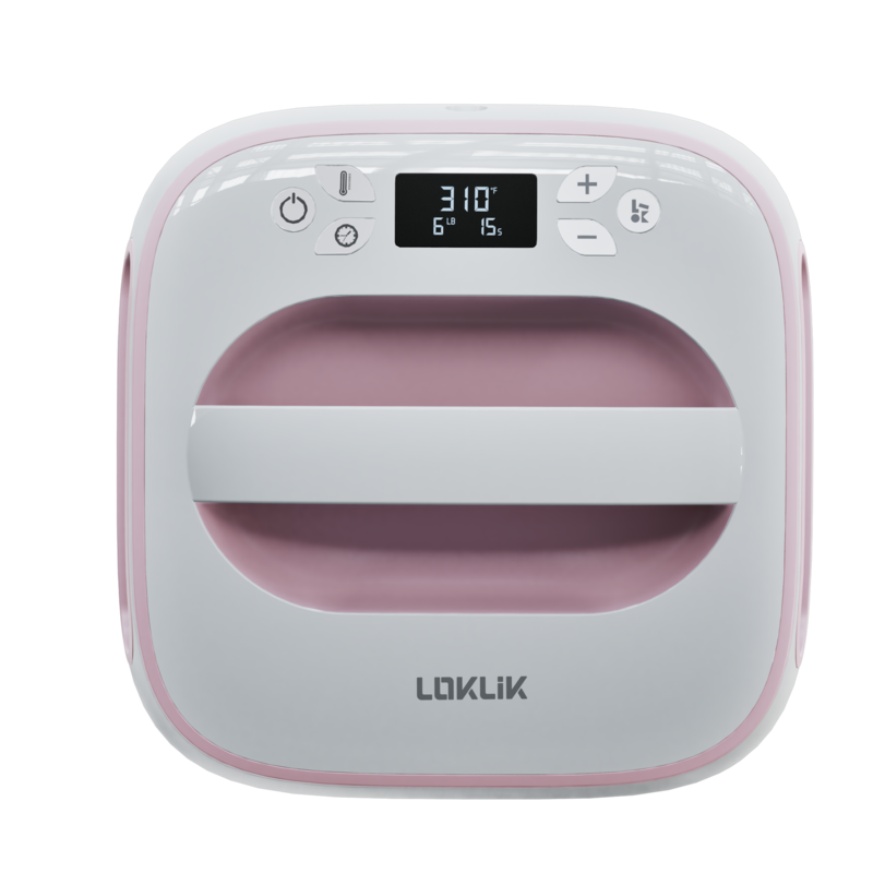 LOKLIK Easy Heat Press - Romance Pink