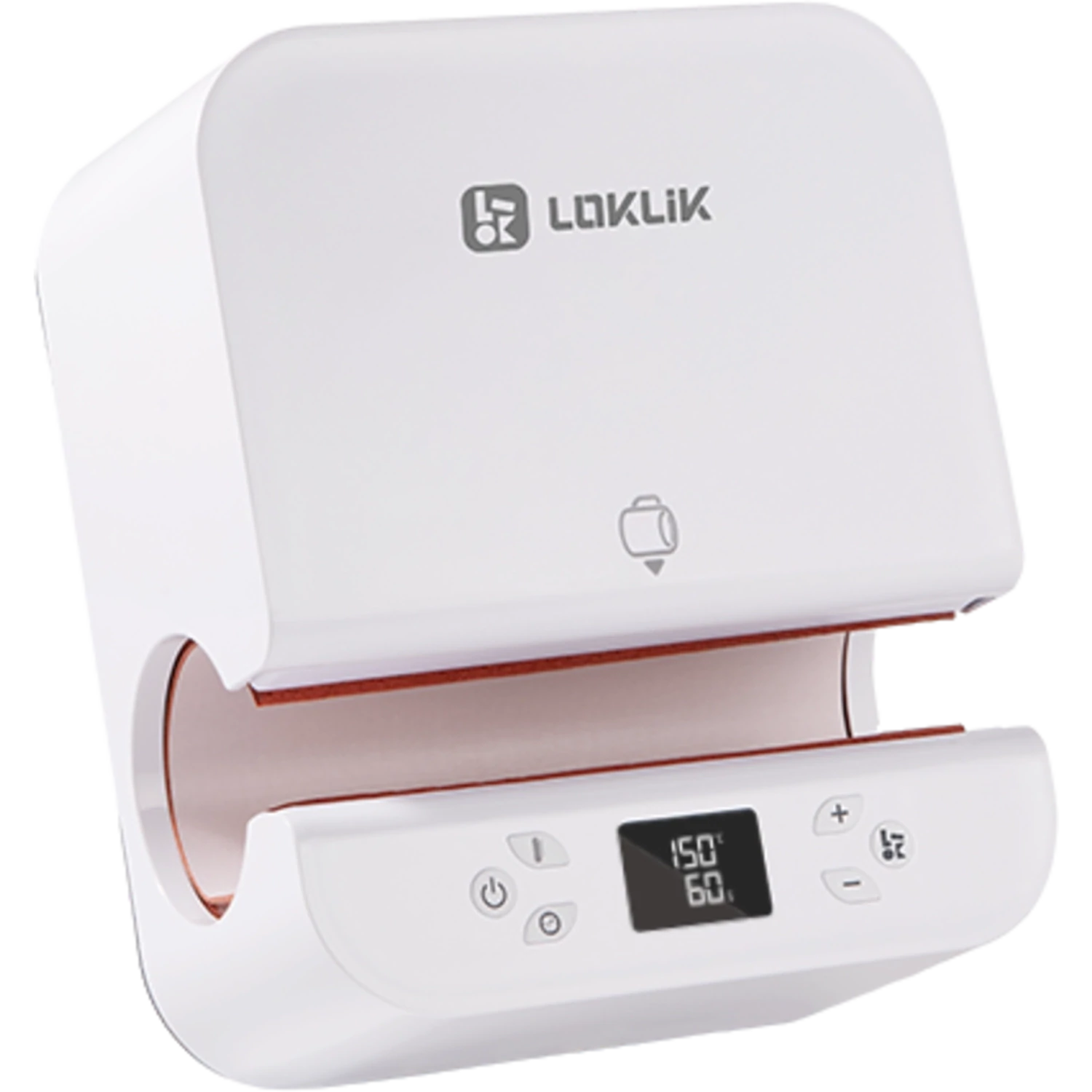 LOKLIK Auto Tumbler Heat Press - Loklik White