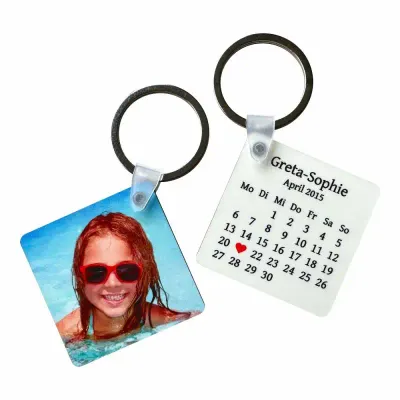 Sublimation MDF Key Ring Square