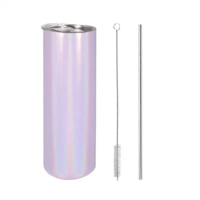 Sublimation Thermo-Tumbler Maxi Rainbow with Straw - Lilac Rainbow