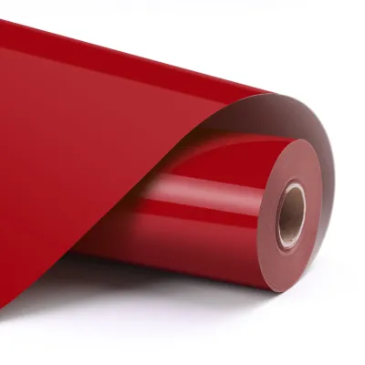 LOKLIK HEAT TRANSFER VINYL BASIC - RED - 30.5 X 180 CM