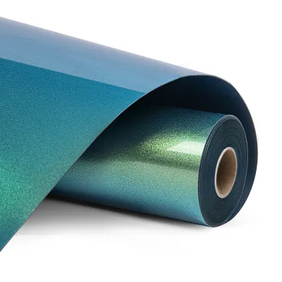LOKLIK HEAT TRANSFER VINYL CHAMELEON - GOLD TO GREEN- 30.5 X 90 CM