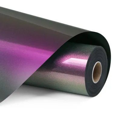 LOKLIK HEAT TRANSFER VINYL CHAMELEON - GREEN TO PURPLE- 30.5 X 90 CM