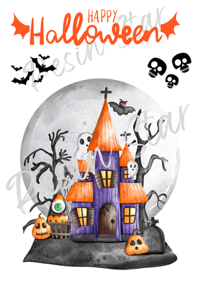 Textieltransfer DTF - Halloween 2 - A4