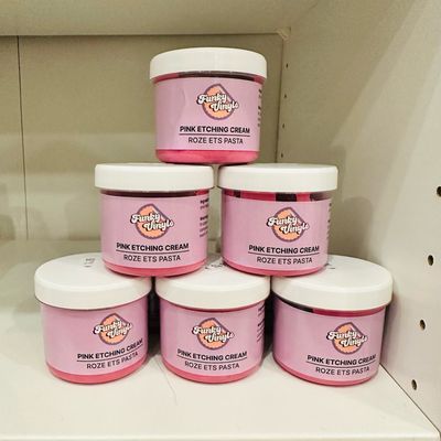 Glasets – Potje roze ets pasta 100g