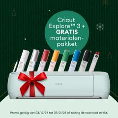 Cricut • Explore 3 + Gratis Materialen Box