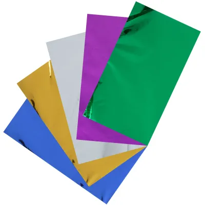 LOKLiK Foil Transfer Sheets Bundle - 5 Colors - 50 pack