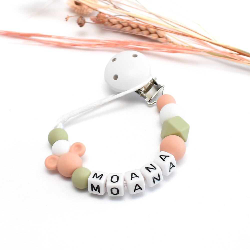 Speenkoord Muis Peach