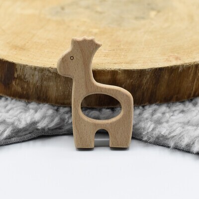 Bijtfiguur Giraffe Hout
