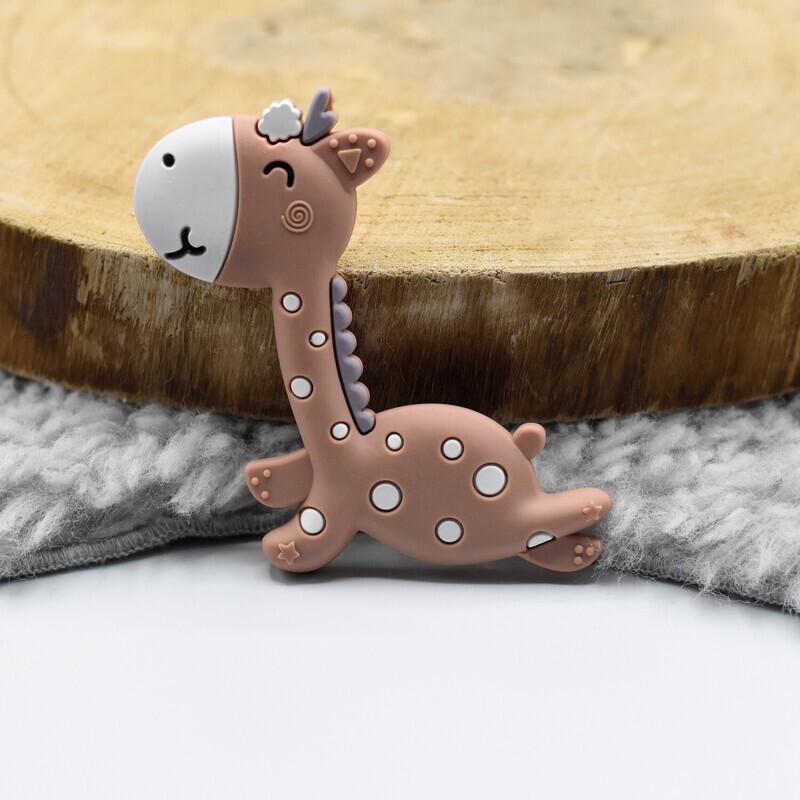 Bijtfiguur Giraf Bruin