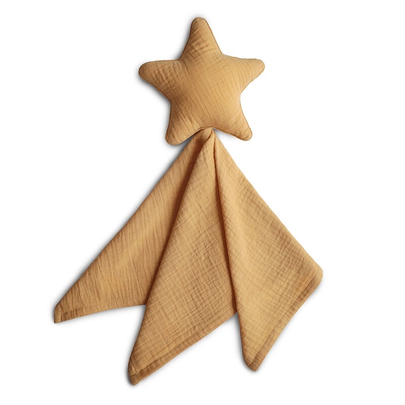Mushie Lovey Blanket Star Fall Yellow Mushie Lovey Blanket Star Fall Yellow