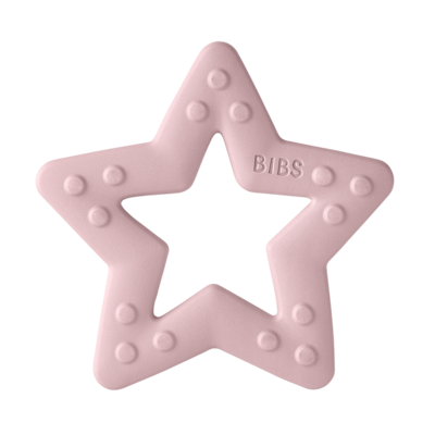 Bijtfiguur BIBS Baby Bitie Star Pink plum