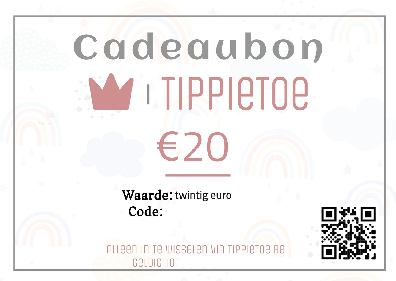 Cadeaubon 20 euro