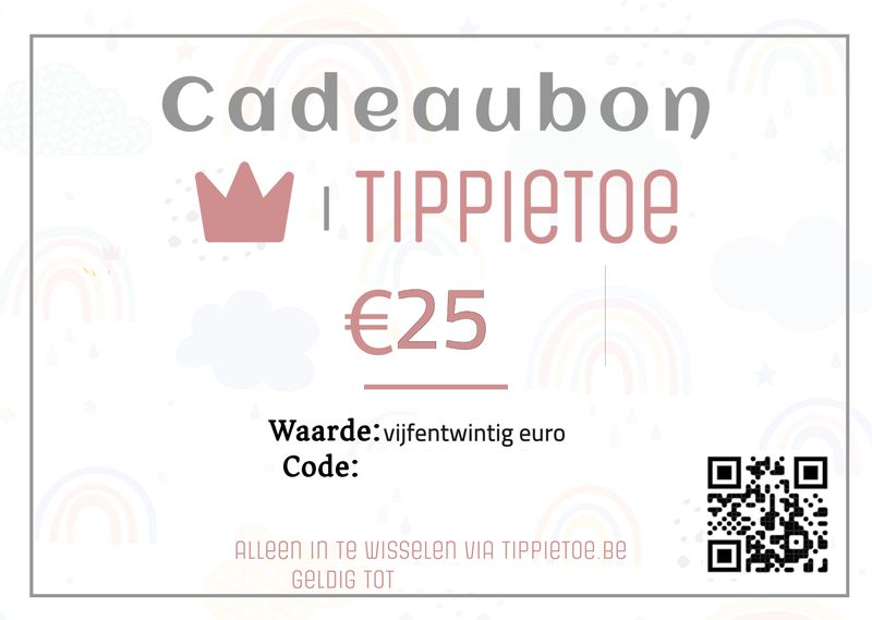 Cadeaubon 25 euro