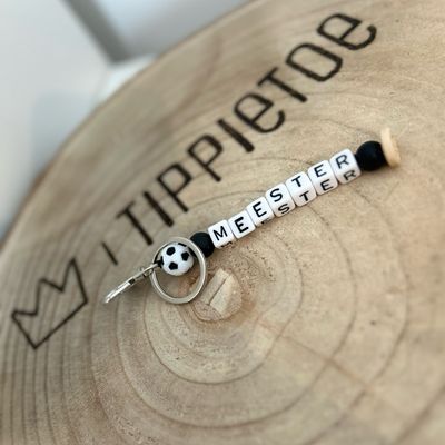 Sleutelhanger Meester Voetbal