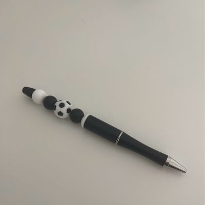 Pen met voetbal Zwart