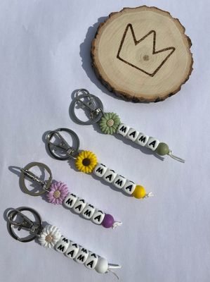 Sleutelhanger mama madeliefje