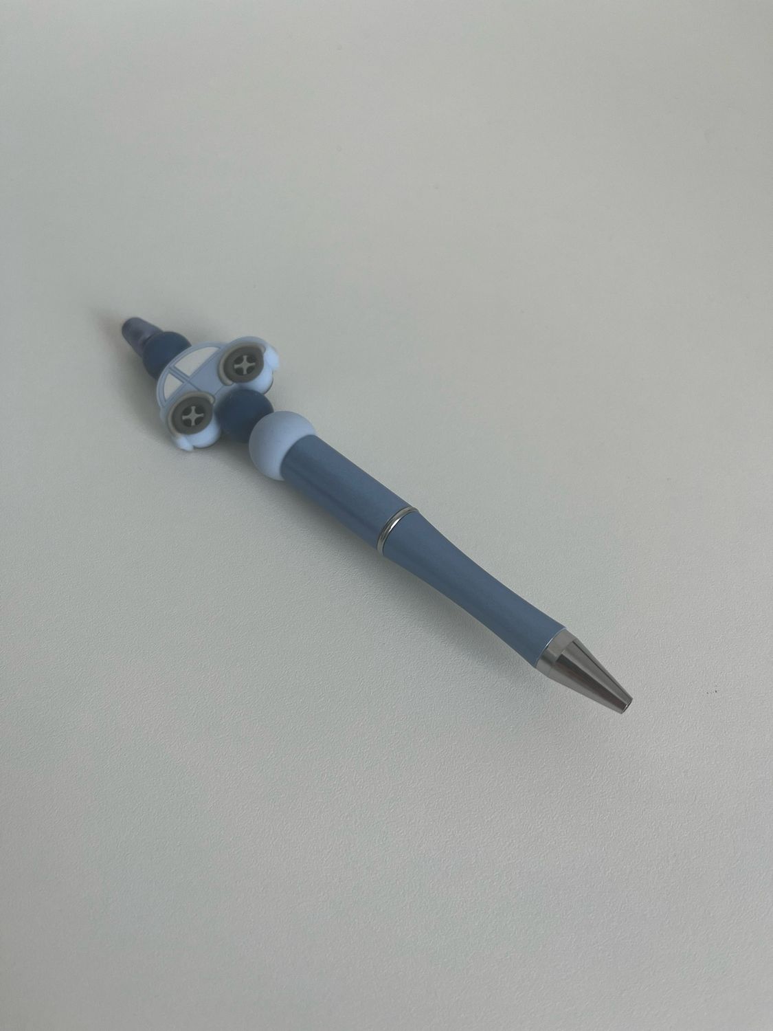 Pen met auto Blauw