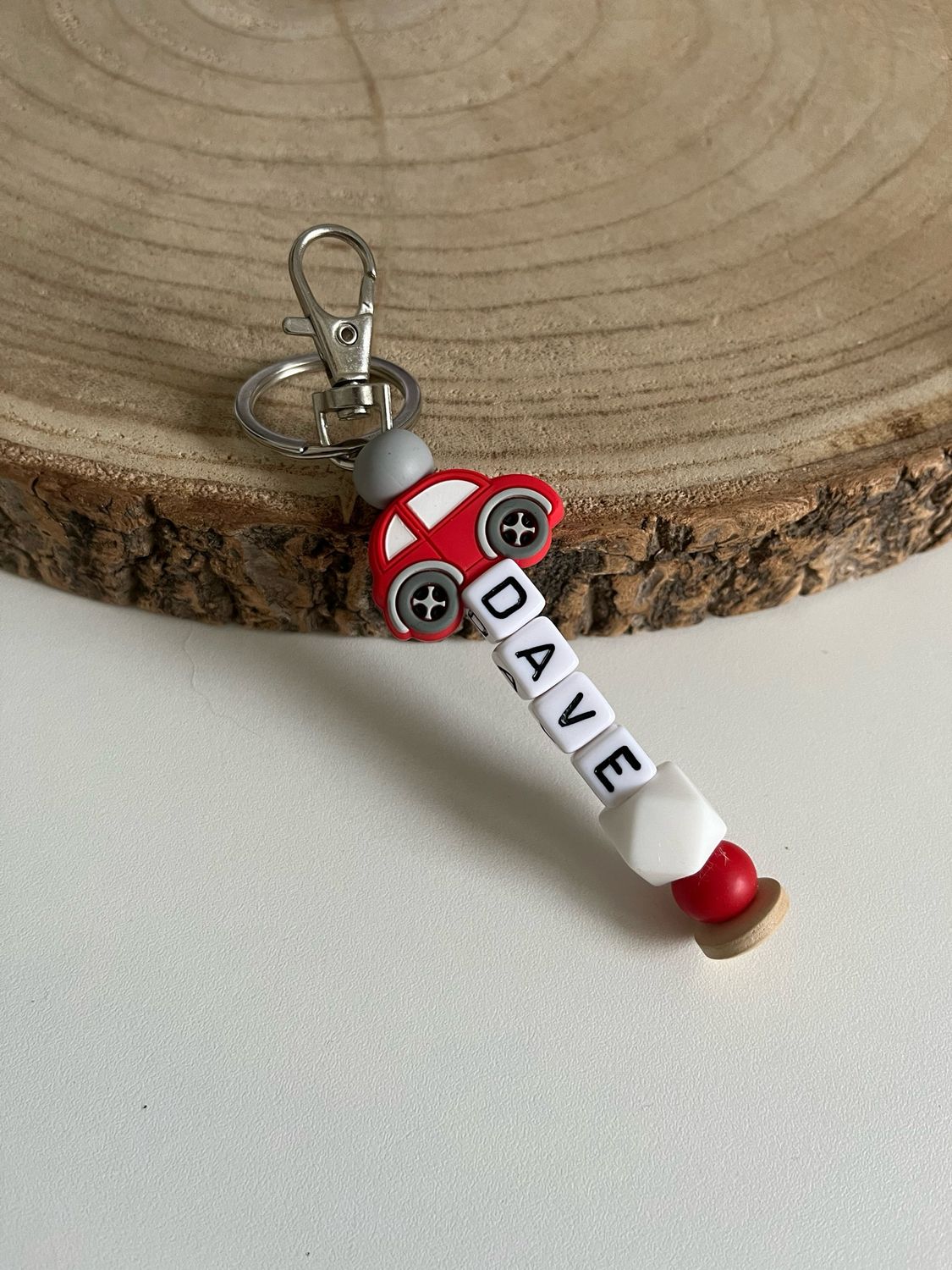 Sleutelhanger Auto Rood