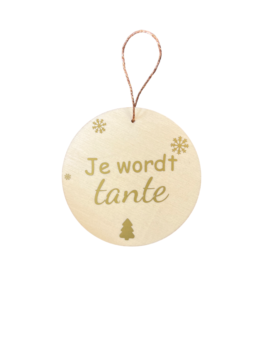 Kerstbal “Je wordt tante”