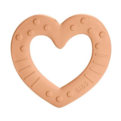 Bijtfguur BIBS Baby Bitie Heart Peach