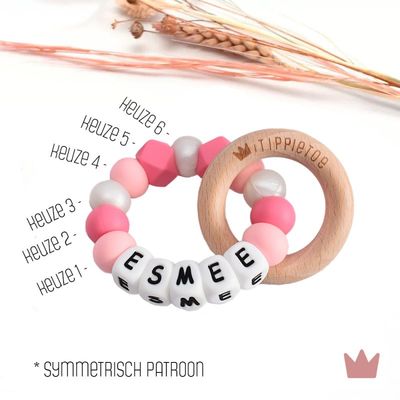 Stel zelf samen - Bijtring hexagon