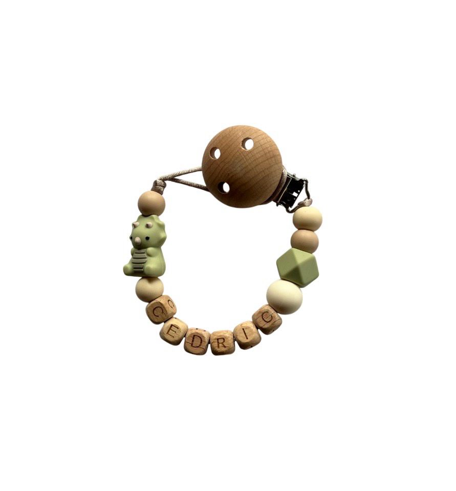 Speenkoord Dino Triceratops 3D