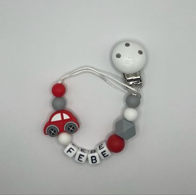 Speenkoord Auto Rood