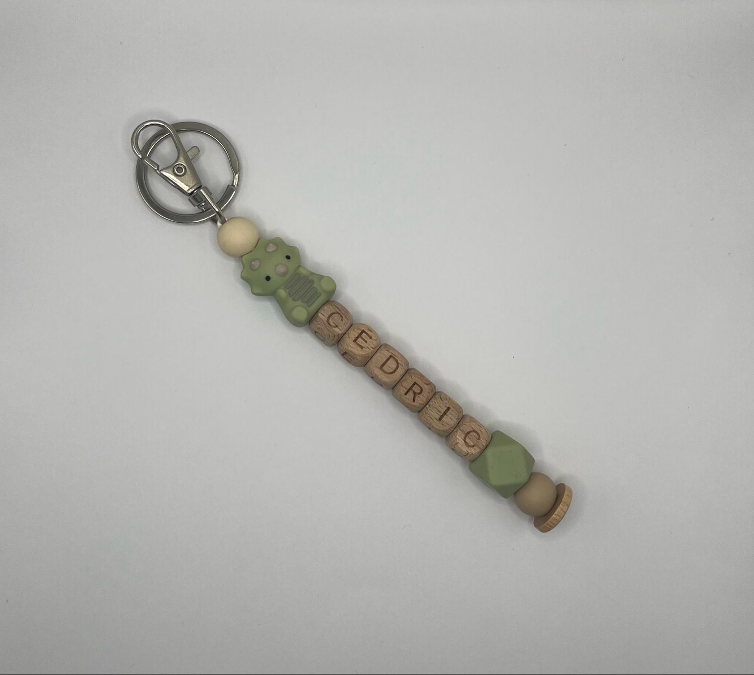 Sleutelhanger Dino Triceratops 3D