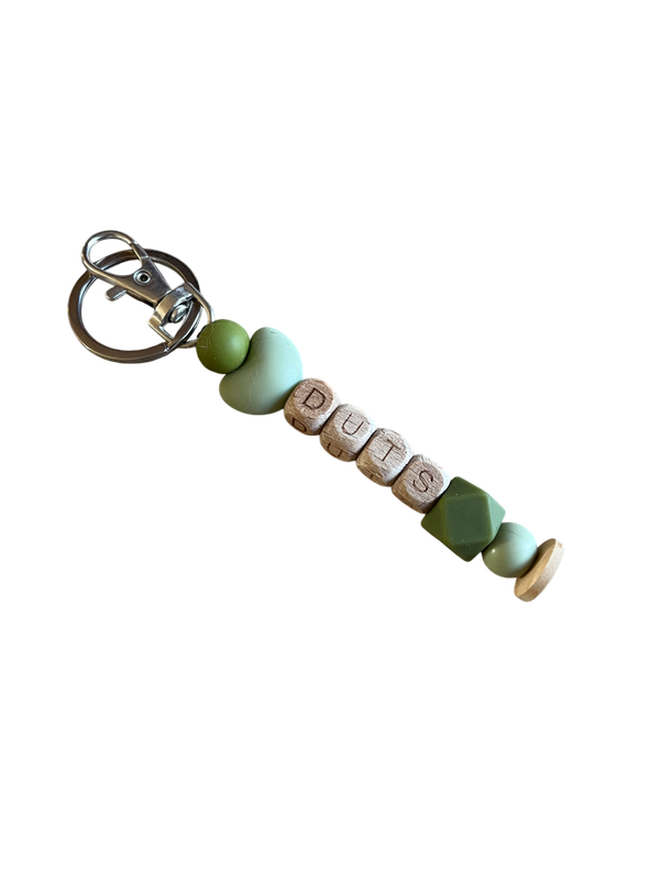 Sleutelhanger Hart Groen