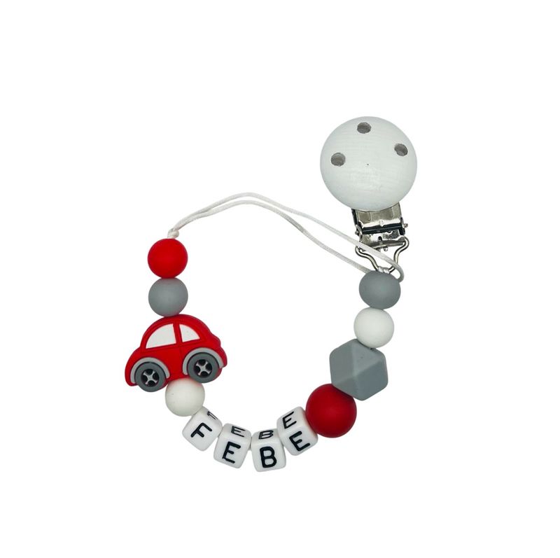 Speenkoord Auto Rood