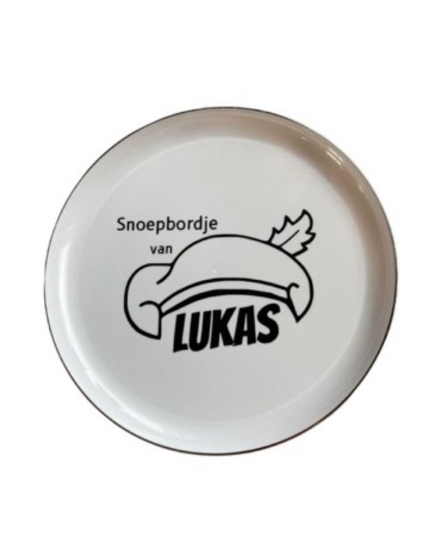 Bord Sinterklaas “Snoepbordje van …”