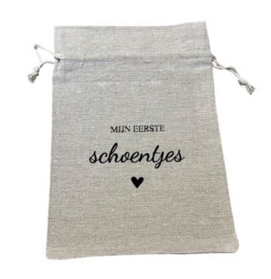 Bewaarzakje 'Mijn eerste schoentjes'