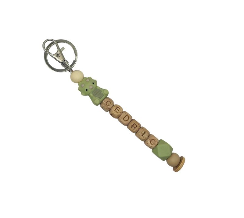 Sleutelhanger Dino Triceratops 3D