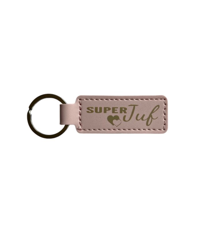 Sleutelhanger tag ‘Super juf’