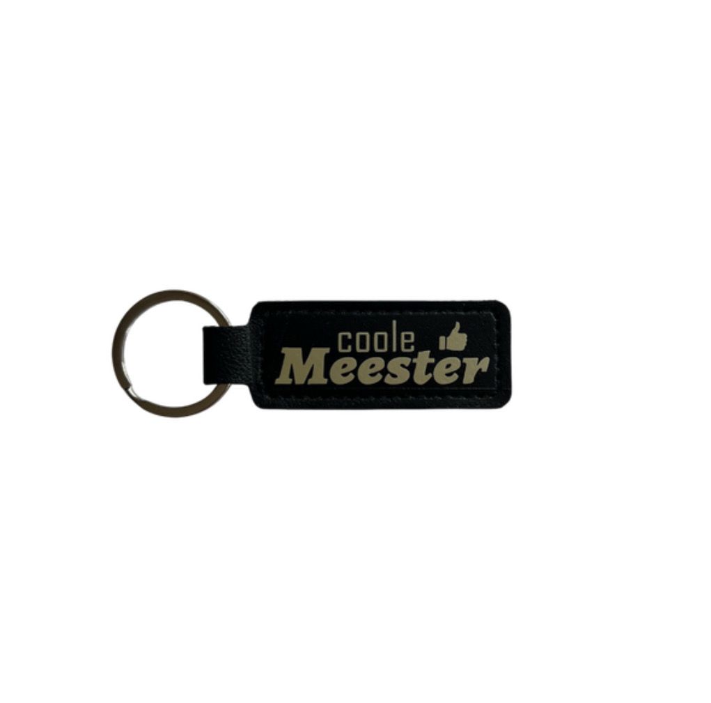 Sleutelhanger tag ‘coole meester’